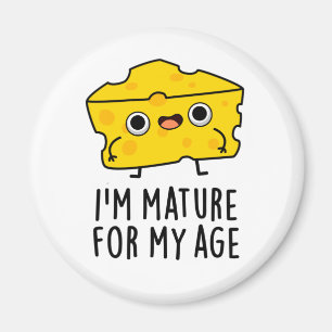 Jag är mamma till min ålderdomliga Cheese Pun Magnet