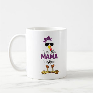 Jag är mamman kalkon Tack ge, rolig T-Shirt Kaffemugg