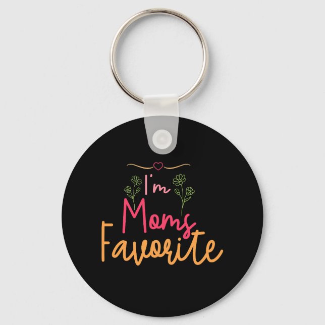 Jag är mammas favorit nyckelring (Framsida)