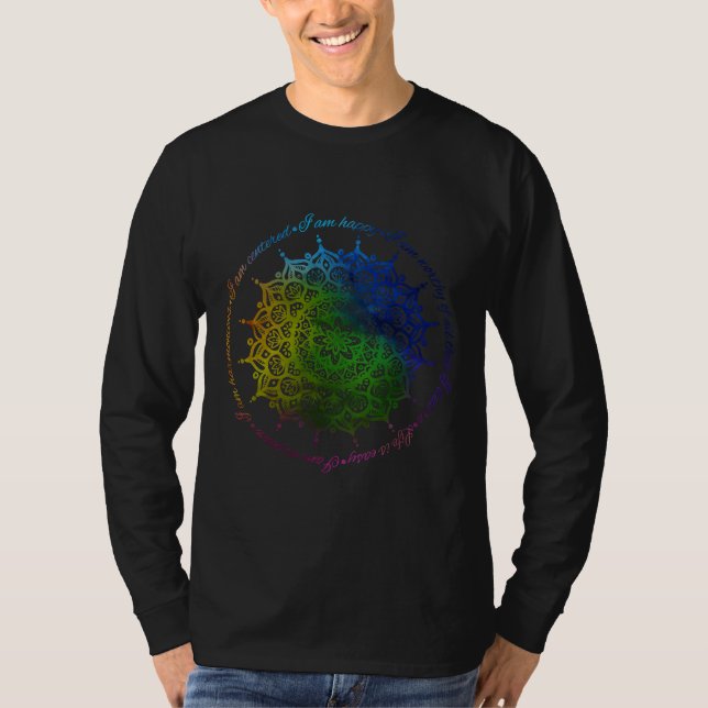 Jag är Mandala T Shirt (Framsida)