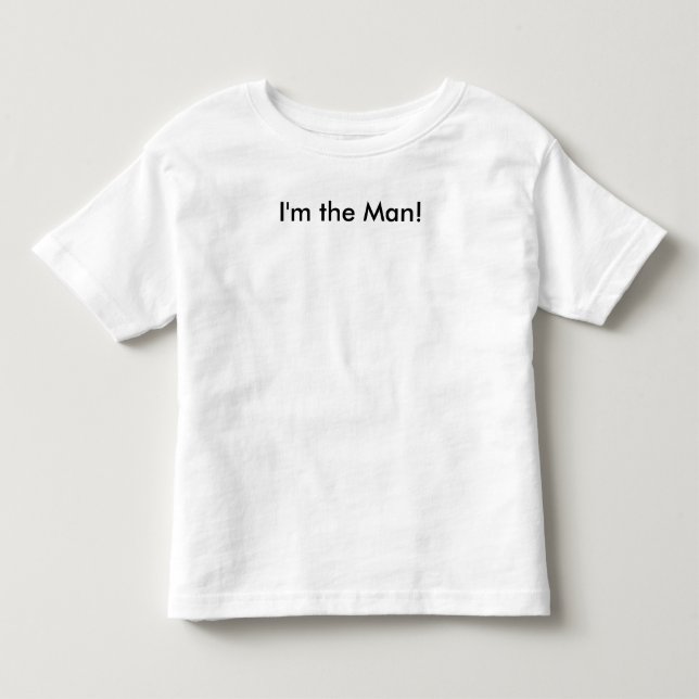 Jag är mannen! t-shirt (Framsida)