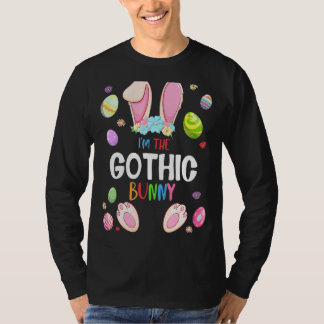 Jag är matchningsfamiljen i Gothic Bunny Påsk Part T Shirt