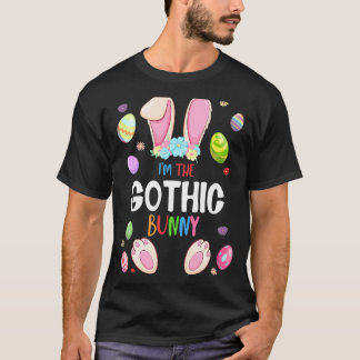 Jag är matchningsfamiljen i Gothic Bunny Påsk Part T Shirt