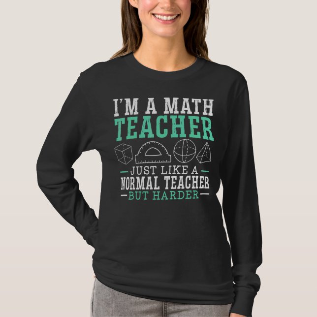 Jag är matematiker, matematiker. t shirt (Framsida)