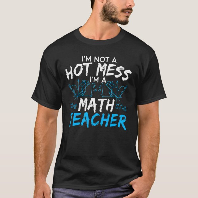 Jag är matematiker, matematiker. t shirt (Framsida)