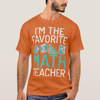 Jag är Math Teacher School Teaching Math.  T Shirt