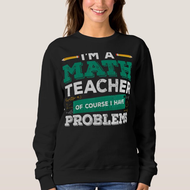 Jag är matlärare, men jag har problem.. t shirt (Framsida)