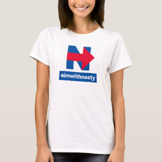 Jag är med äckel tee shirt