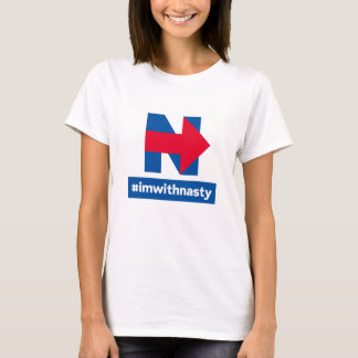 Jag är med äckel tee shirt