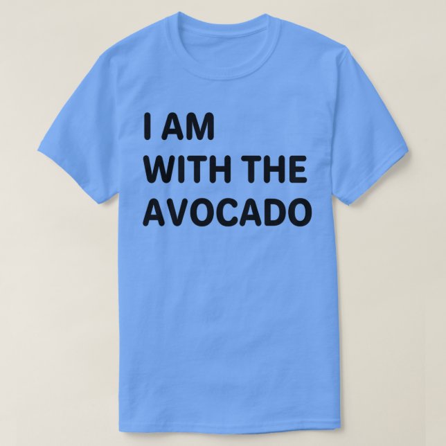 JAG ÄR MED AVOCADO 10 T SHIRT (Design framsida)