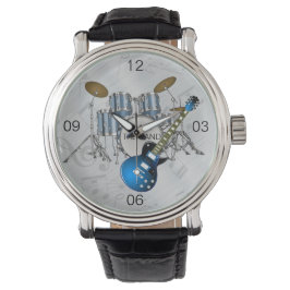 JAG ÄR MED BAND-DRIUMläderbevakningen Armbandsur