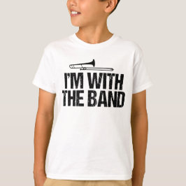 Jag är med Band Funny Trombone Player T Shirt