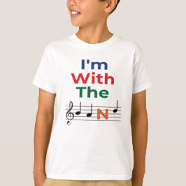 Jag är med Band Musician Music Humor T Shirt