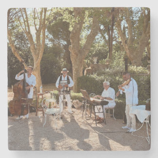 Jag är med Band Stone Underlägg