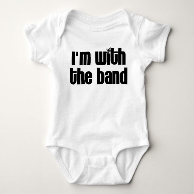 Jag är med Band Tee Shirt (Framsida)