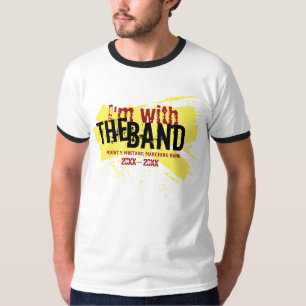 Jag är med bandet Marching Band Pappa T-Shirt