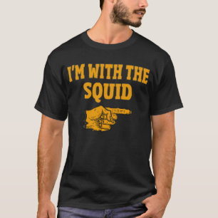 Jag är med bläckfisken som matchar Halloween-dräkt T Shirt
