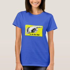 Jag är med Cap'n Stupid gulbox T Shirt