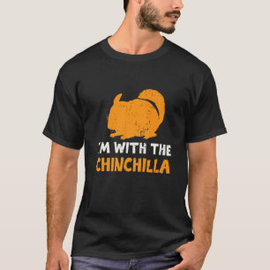 Jag är med Chinchilla Halloween Costume T Shirt