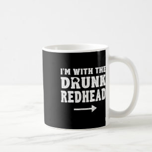 Jag är med den berusade rödhåriga roliga St Patric Kaffemugg