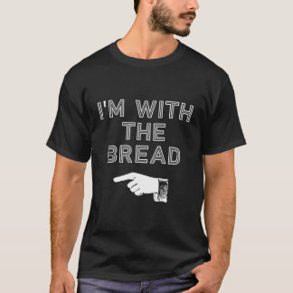Jag är med den enkla Avslappnaden Halloween Costum T Shirt