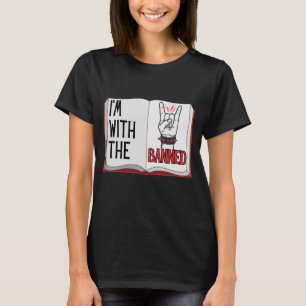 Jag är med den förbjudna T-Shirt för Bok Älskare