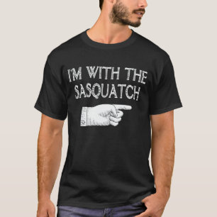 Jag är med den sasquatch som matchar Halloween-drä T Shirt