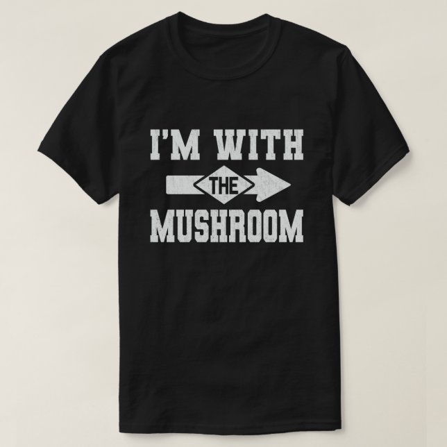 Jag är med den svammel-unge-Halloween T Shirt (Design framsida)