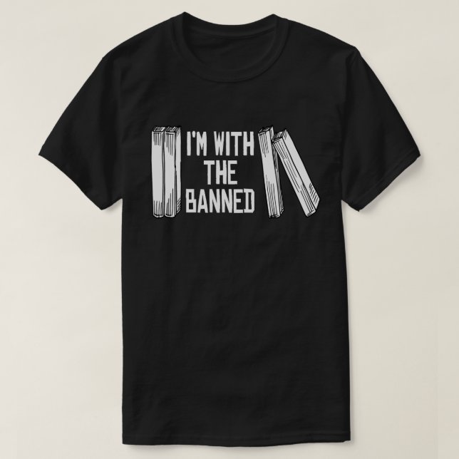 Jag är med det förbjudna t shirt (Design framsida)