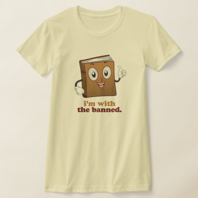 Jag är med det förbjudna t shirt (Laydown)