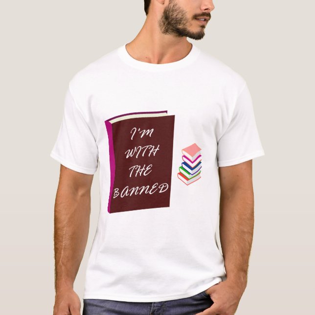 Jag är med det förbjudna t shirt (Framsida)