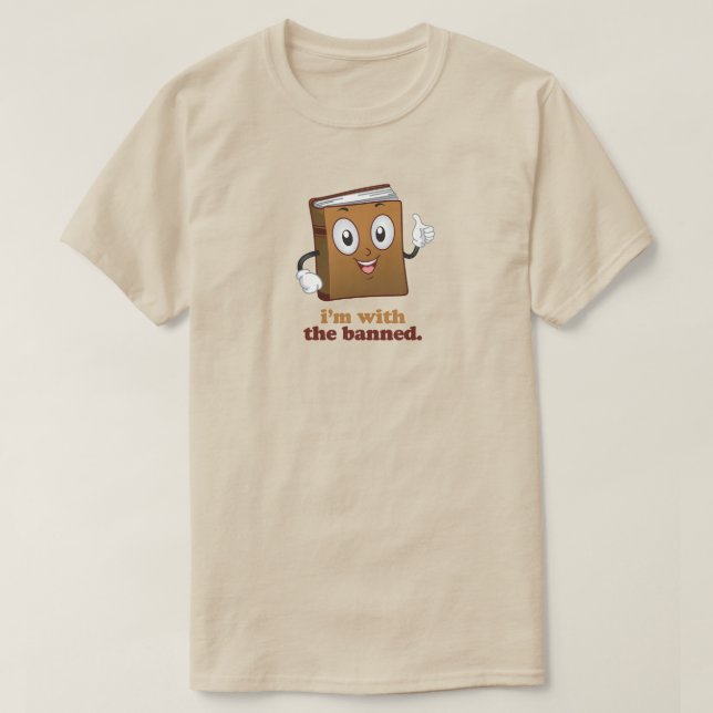 Jag är med det förbjudna t shirt (Design framsida)