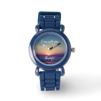 Jag är med dig alltid Bible Verse Armbandsur