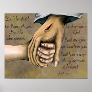 Jag är med dig poster