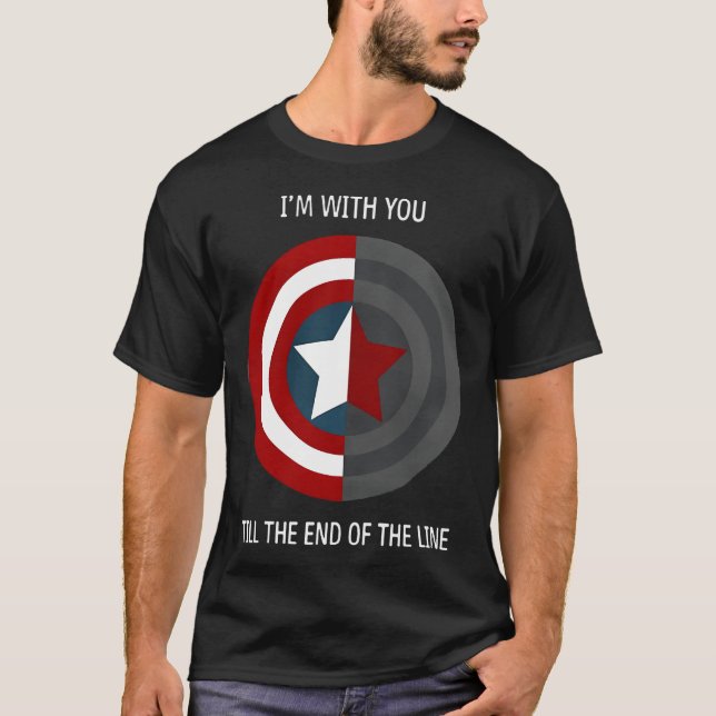 Jag-är-med-dig-till-slutet-av-the-line T Shirt (Framsida)