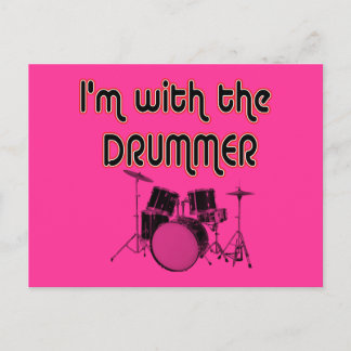 JAG ÄR MED DRUMMER VYKORT