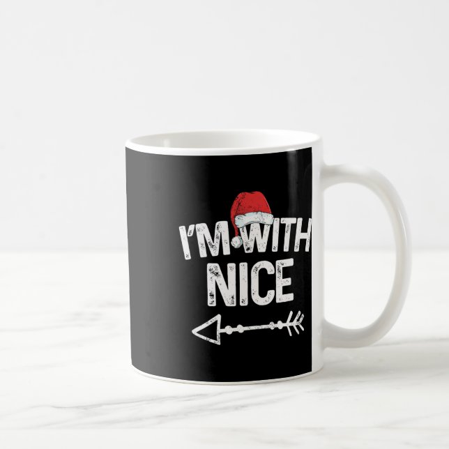 Jag är med fin matchande julkostumma i Par Kaffemugg (Höger)