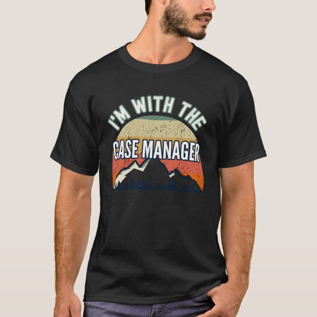 Jag är med Fodral-förvaltaren T Shirt (Framsida)