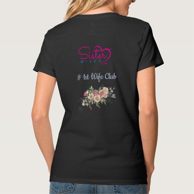 Jag Är Med Hans Första Fru T Shirt (Baksida)