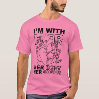 Jag är med henne t shirt