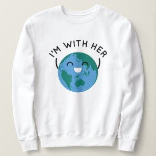 Jag är med henne t shirt