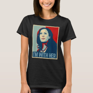 Jag är med hennes Kamala Harris till president 202 T Shirt