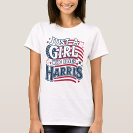 Jag är med hennes Kamala-röst President Kamala-Har T Shirt