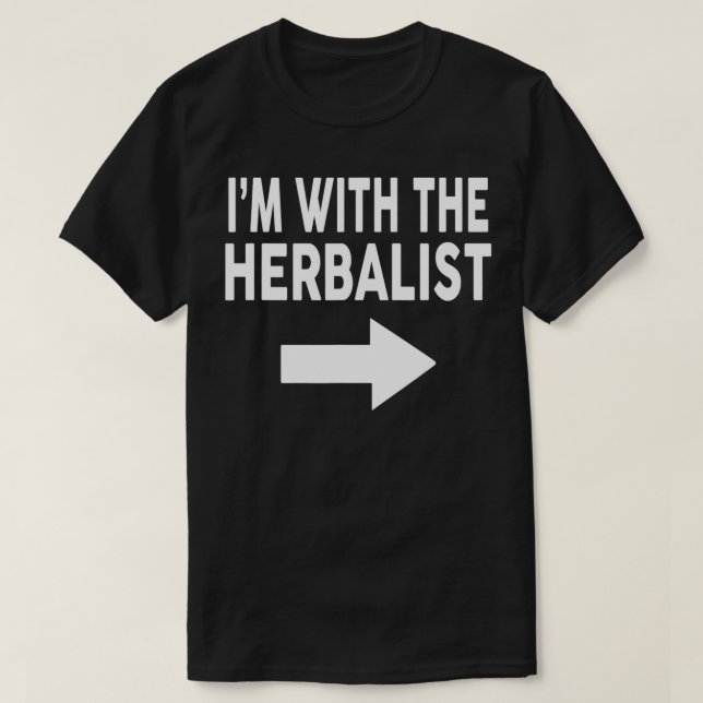 Jag är med HERBALIST för HERBALISTS T Shirt (Design framsida)