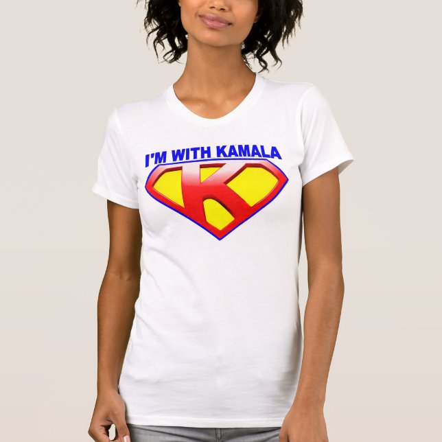 Jag är med Kamala Emblem T-Shirt (Framsida)