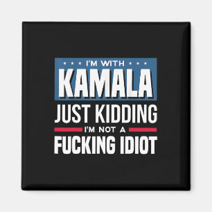Jag är med Kamala, jag skojar bara, jag är inte en Magnet