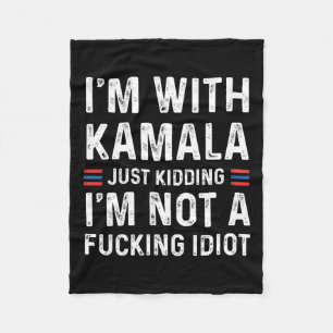 Jag är med Kamala.. Jag vet att jag inte är ett jä Fleecefilt