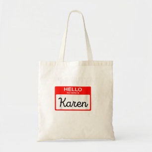 Jag är med Karen Halloween 2020 Costume F Tygkasse
