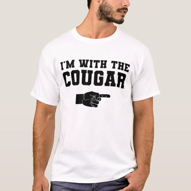 Jag är med kuggen t shirt (Framsida)
