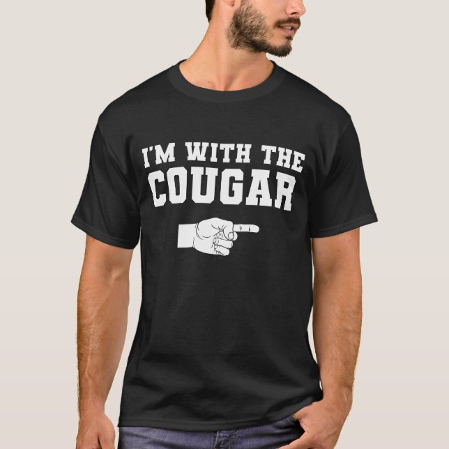 Jag är med kuggen t shirt (Framsida)